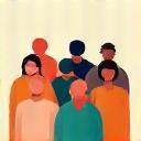 Icono de personas diversas representando inclusión y diversidad